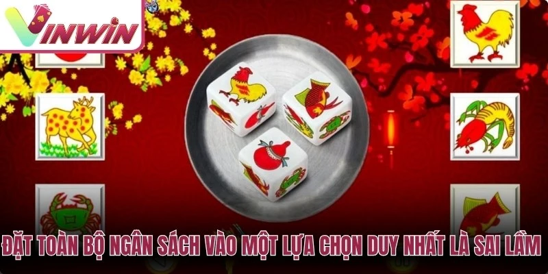 Đặt toàn bộ ngân sách vào một lựa chọn duy nhất là sai lầm nhiều người mắc phải