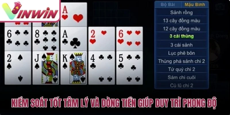 Kiểm soát tốt tâm lý và dòng tiền giúp bạn duy trì phong độ đỉnh cao