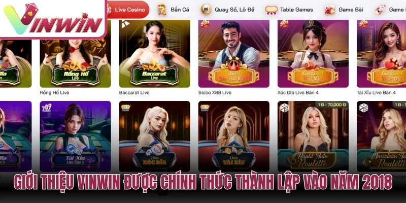 Giới thiệu Vinwin được chính thức thành lập vào năm 2018