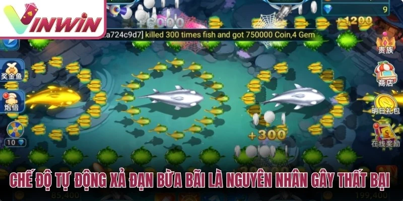 Chế độ tự động xả đạn bừa bãi là nguyên nhân gây thất bại trong game