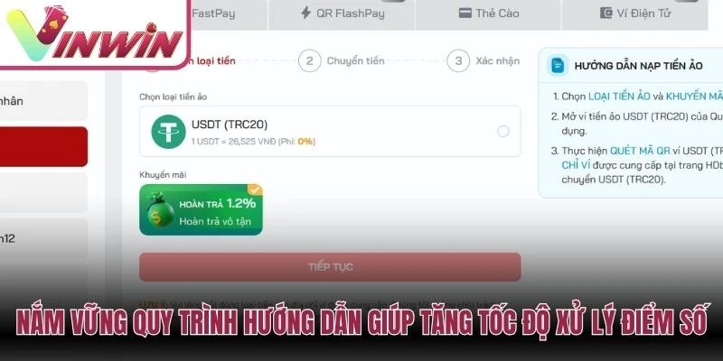 Nắm vững quy trình hướng dẫn giúp tăng tốc độ xử lý điểm số