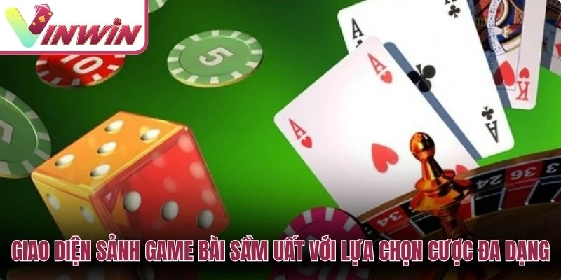 Giao diện sảnh game bài sầm uất với các lựa chọn đặt cược đa dạng